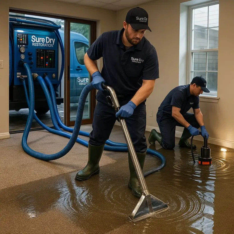 Water Extraction and Removal process in Plattsburgh West, NY